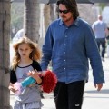 Semi-Exclusive... Christian Bale And His Family Dine At Kutsuya