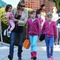 Exclusive... Denise Richards Picks Up Daughters From School