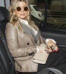Pregnant Fergie Out Shopping In Milan
