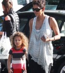 Halle Berry Shops For Groceries With Nahla
