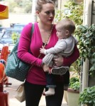Hilary Duff Out And About With Luca
