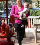 Hilary Duff Out And About With Luca
