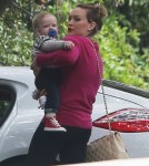Hilary Duff Out And About With Luca