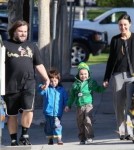 Jack Black Takes His Boys To School