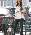 Semi-Exclusive... Pregnant Jamie Lynn Sigler Shops With Her Dog