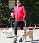 Pregnant Jenna Dewan Takes Her Dogs To Runyon Canyon