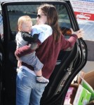 Jennifer Garner And Son Samuel Spend The Day Together In Brentwood