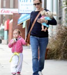 Jennifer Garner Takes Seraphina to Karate