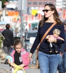 Jennifer Garner Takes Seraphina to Karate