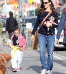 Jennifer Garner Takes Seraphina to Karate