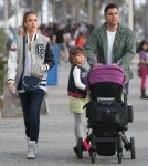 Jessica Alba Enjoys A Day With Her Family in Santa Monica