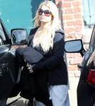 Exclusive... Pregnant Jessica Simpson Out And About In Los Angeles