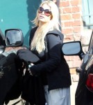 Exclusive... Pregnant Jessica Simpson Out And About In Los Angeles