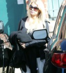 Exclusive... Pregnant Jessica Simpson Out And About In Los Angeles