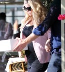 Pregnant Jessica Simpson Leaving The Ivy