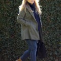 Exclusive... Pregnant Kristen Bell Leaving Her House
