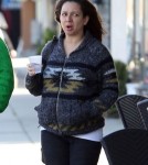 Semi-Exclusive... Pregnant Maya Rudolph Meets A Friend For Lunch