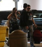 Megan Fox & Brian Austin Green Departing On A Flight At LAX