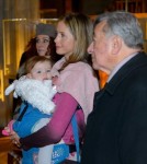 Mira Sorvino And Family Tour The St. Stephen's Cathedral In Vienna