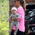 Molly Sims Out And About With Son Brooks