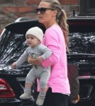 Molly Sims Out And About With Son Brooks