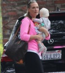Molly Sims Out And About With Son Brooks
