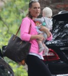 Molly Sims Out And About With Son Brooks