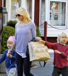 Naomi Watts Takes The Boys Shopping