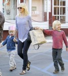 Naomi Watts Takes The Boys Shopping