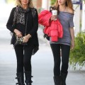 Olivia Newton-John & Daughter Chloe Stop By A Hair Salon