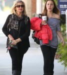 Exclusive... Olivia Newton-John & Daughter Chloe Stop By A Hair Salon