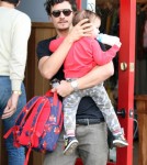 Orlando Bloom Takes His Son To Lunch