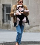 Sienna Miller Out And About With Her Daughter In NYC