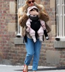 Sienna Miller Out And About With Her Daughter In NYC
