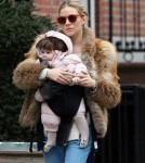 Sienna Miller Out And About With Her Daughter In NYC