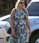 Semi-Exclusive... Pregnant Busy Philipps Dines In West Hollywood