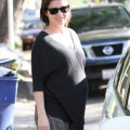 Pregnant Shiri Appleby Leaving The Urth Caffe