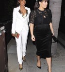 Kim Kardashian Eats Out With LaLa Vasquez