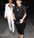 Kim Kardashian Eats Out With LaLa Vasquez