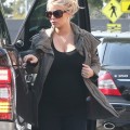 Pregnant Jessica Simpson And Her Family Stop For Mexican Food