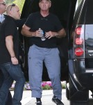 Britney Spears & Family Departing On A Flight At LAX