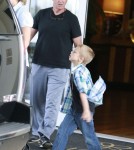 Britney Spears & Family Departing On A Flight At LAX