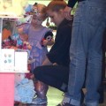 Amy Adams And Family Stop By Tom's Toys