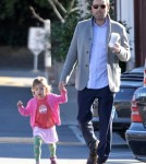 Ben Affleck Takes Seraphina To Breakfast