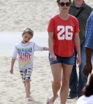 Semi-Exclusive... Britney Spears Plays with Sons Sean and Jayden in Santa Barbara