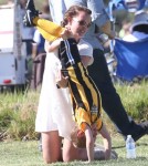 Britney Spears Watching Her Boys Play Soccer
