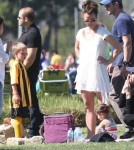 Britney Spears Watching Her Boys Play Soccer