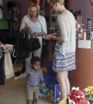 Charlize Theron Takes Son Jackson for a Trim