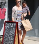 Charlize Theron Takes Son Jackson for a Trim