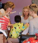 Charlize Theron Takes Son Jackson for a Trim